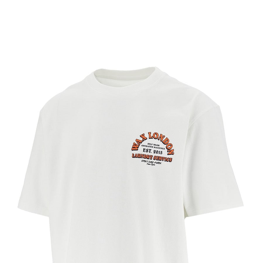 WAX LONDON T-shirt 'Milton' con stampa Laundry, view 2