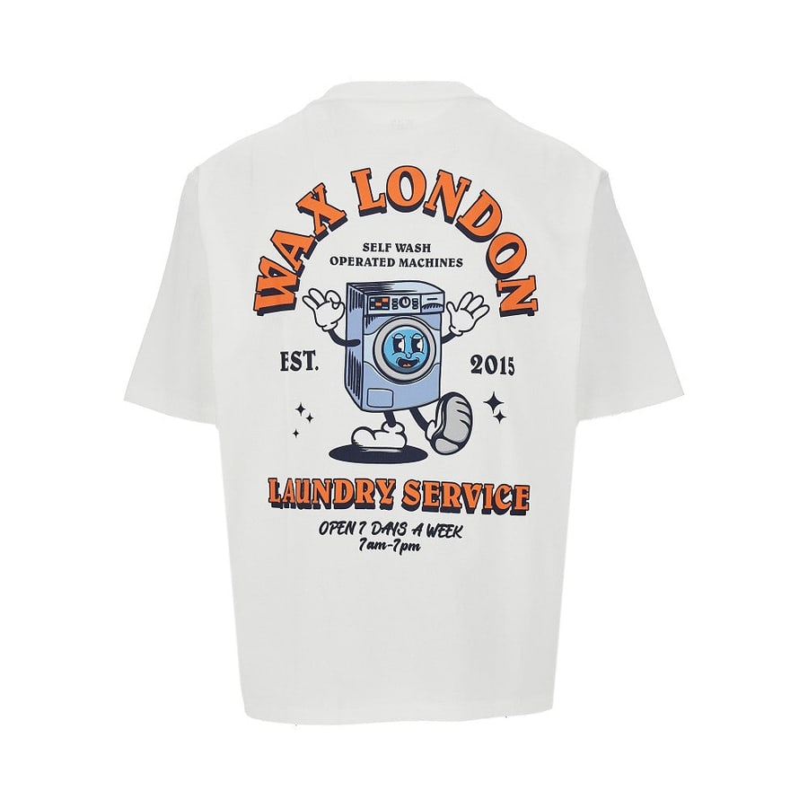 WAX LONDON T-shirt 'Milton' con stampa Laundry, view 3