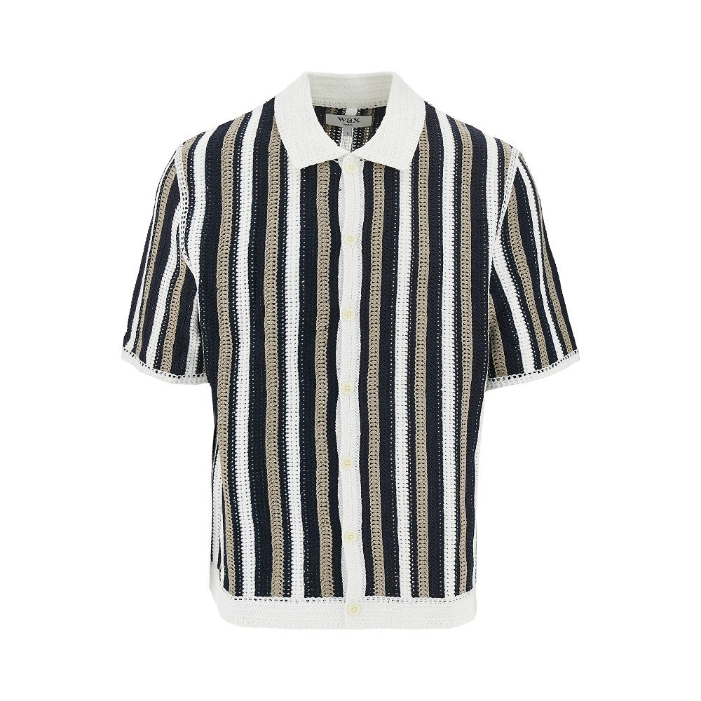 WAX LONDON Camicia in maglia crochet 'Porto'