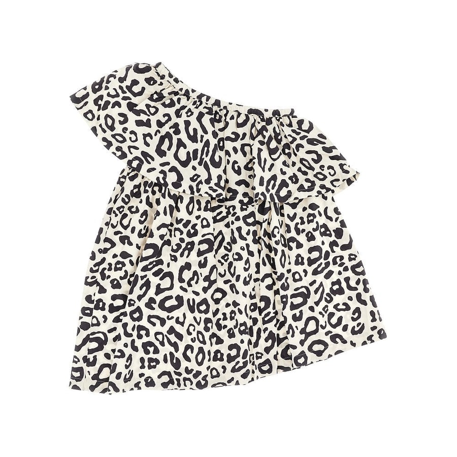 MADILLY Mini abito in cotone maculato