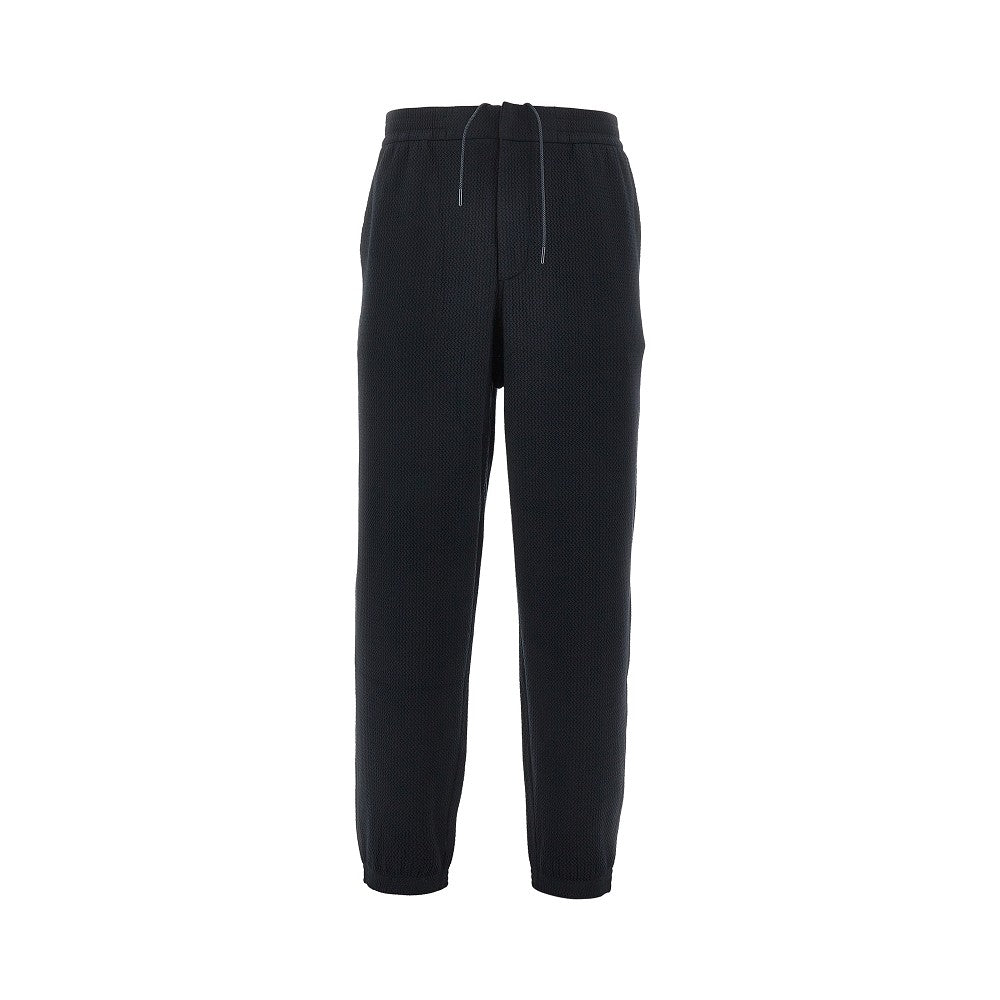 Emporio Armani Pantalone Travel Essential in jersey goffrato