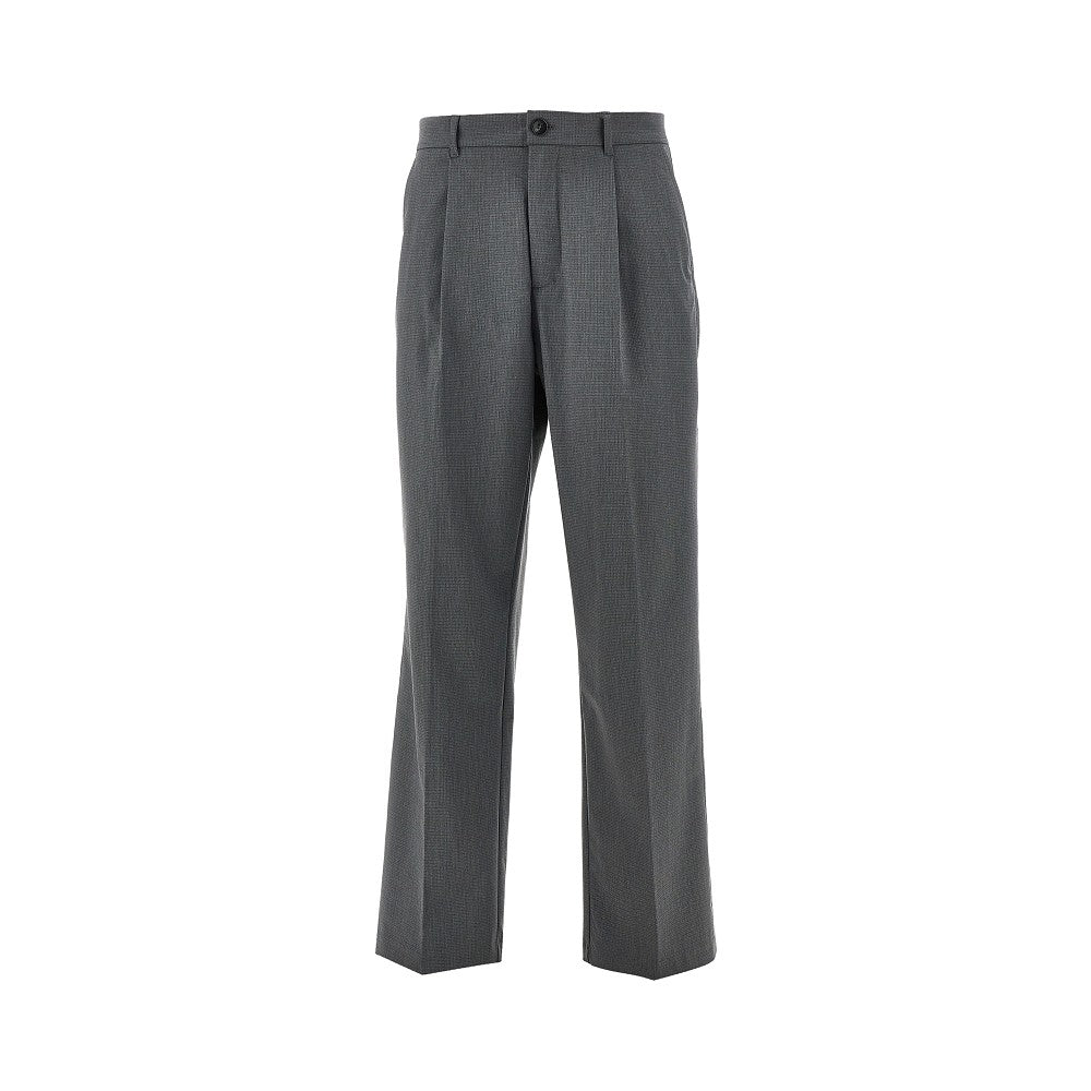 LES DEUX Pantalone 'Reece' in misto viscosa mini check