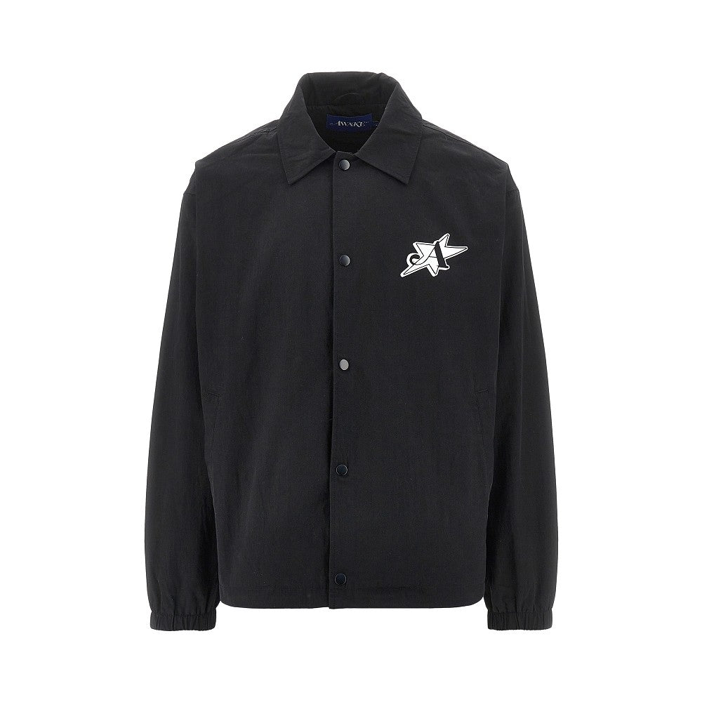 AWAKE NY Coach jacket in twill 'L.E.S. Community'