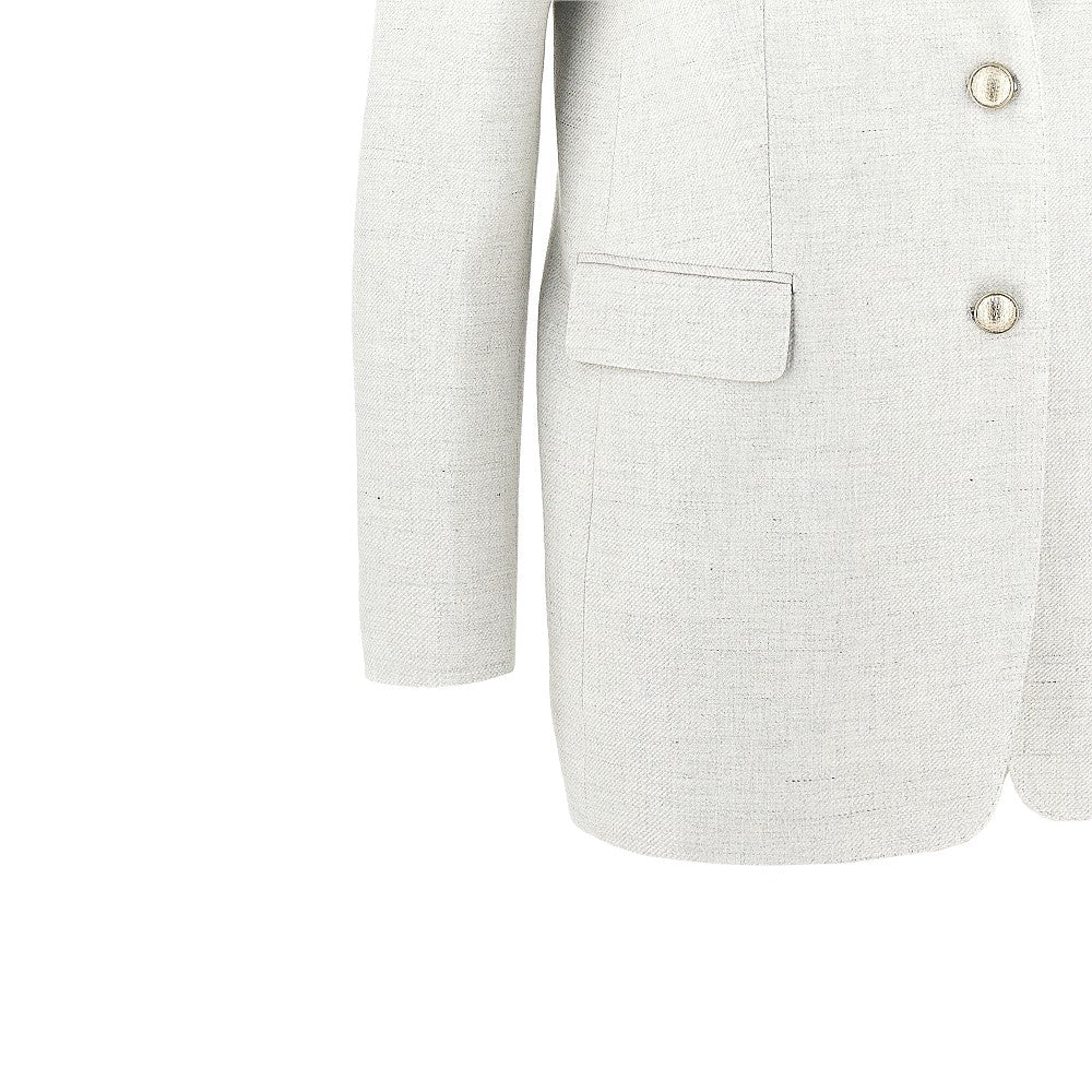 Tagliatore Giacca monopetto 'Bertha' in twill mélange, view 2