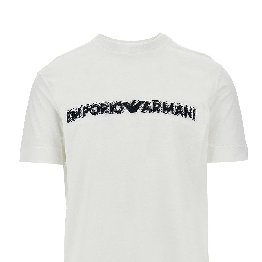 Emporio Armani T-shirt con logo 3D, view 2