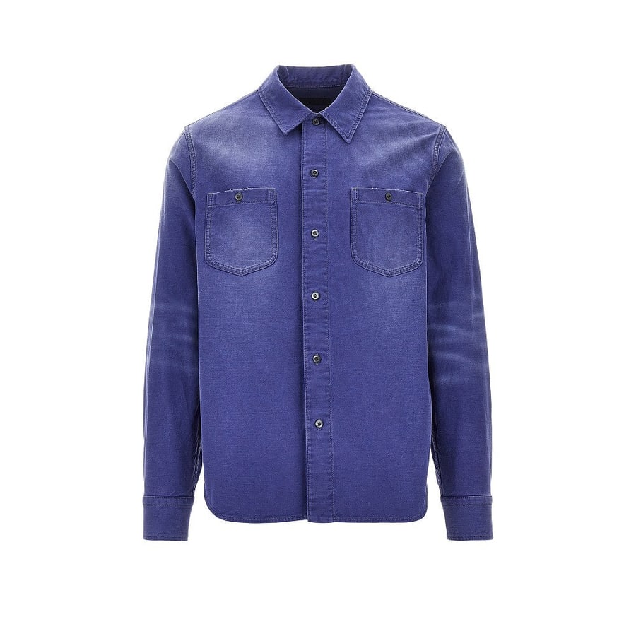 Prada Overshirt in twill old-effect