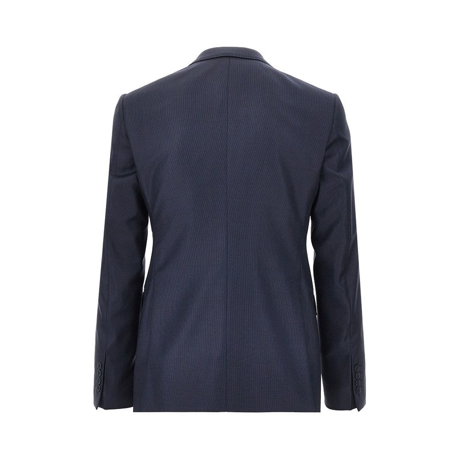Emporio Armani Abito M Line in lana jacquard, view 3