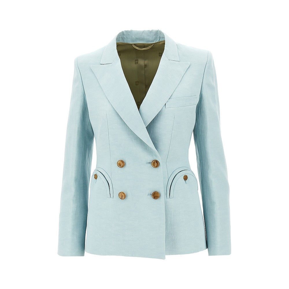 BLAZE Blazer doppiopetto 'Charmer' in seta e lino