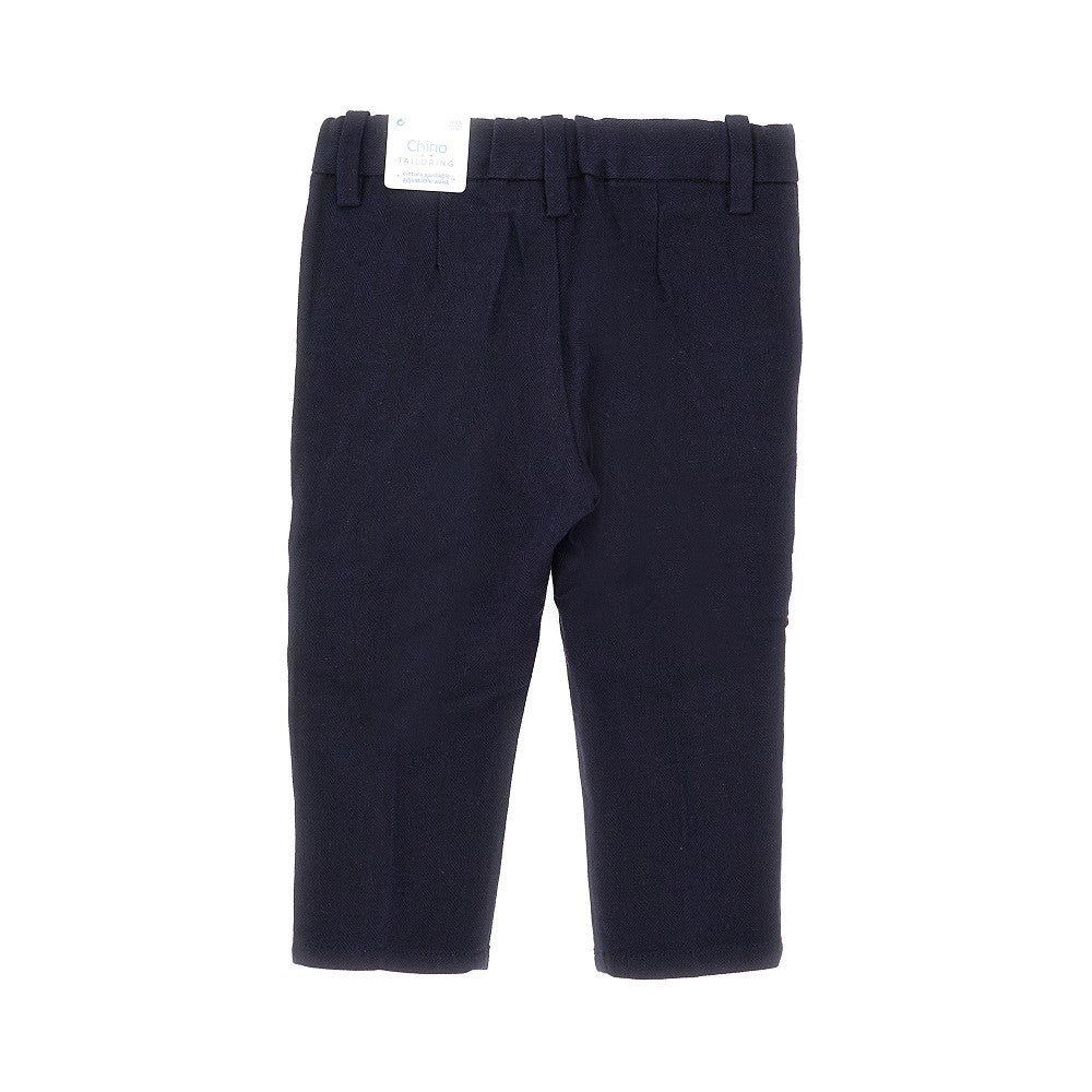 MAYORAL Pantalone chino in cotone e lino, view 2
