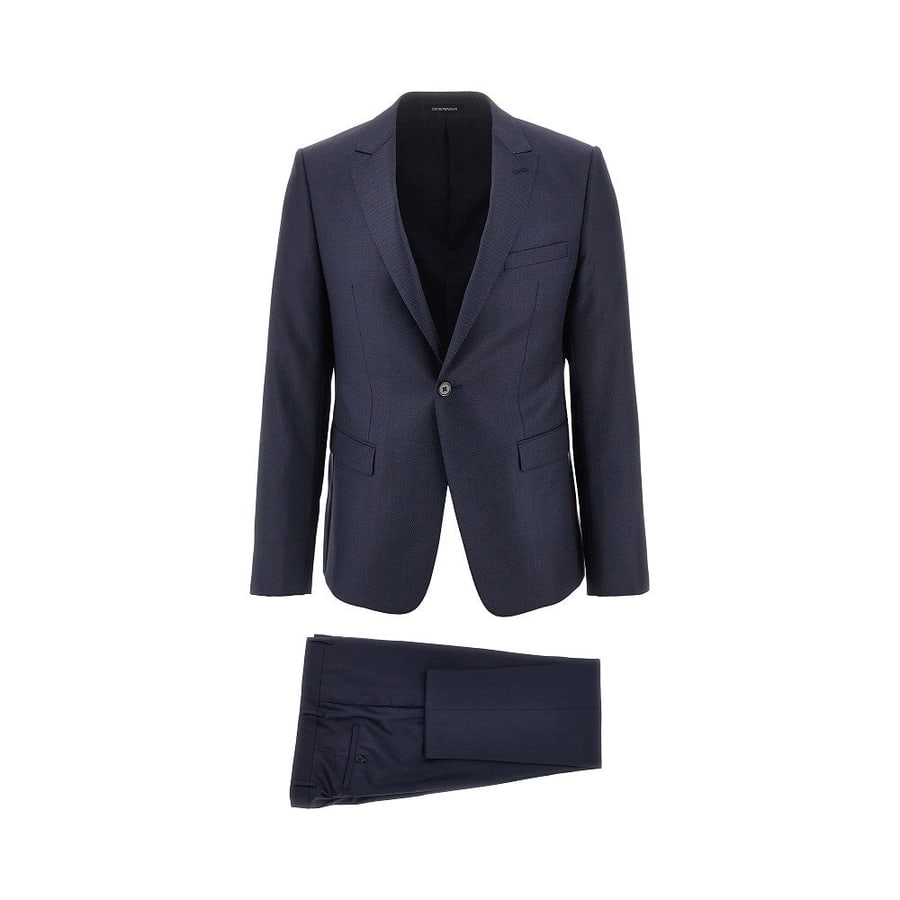 Emporio Armani Abito David Line in lana jacquard