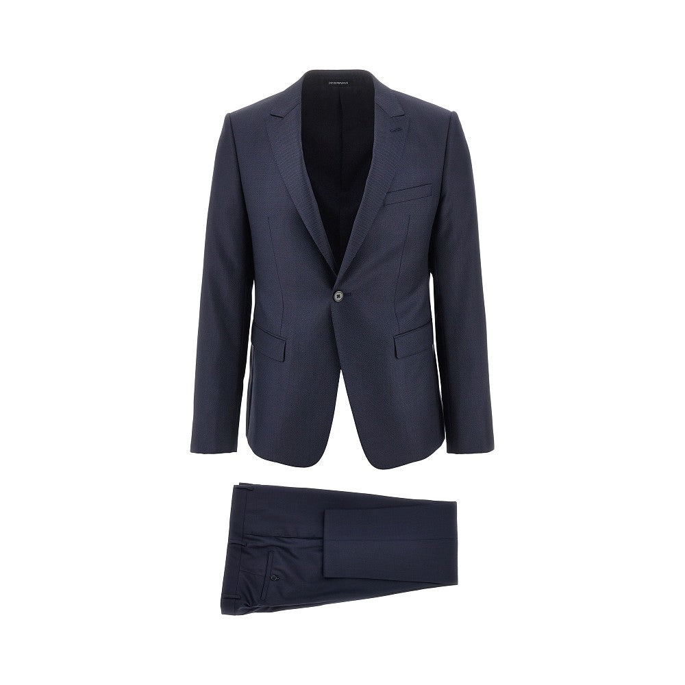 Emporio Armani Abito David Line in lana jacquard