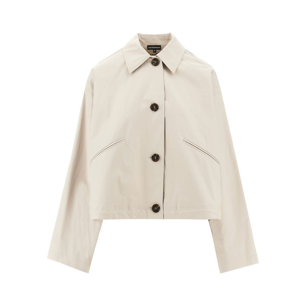 Emporio Armani Blouson in gabardina di cotone