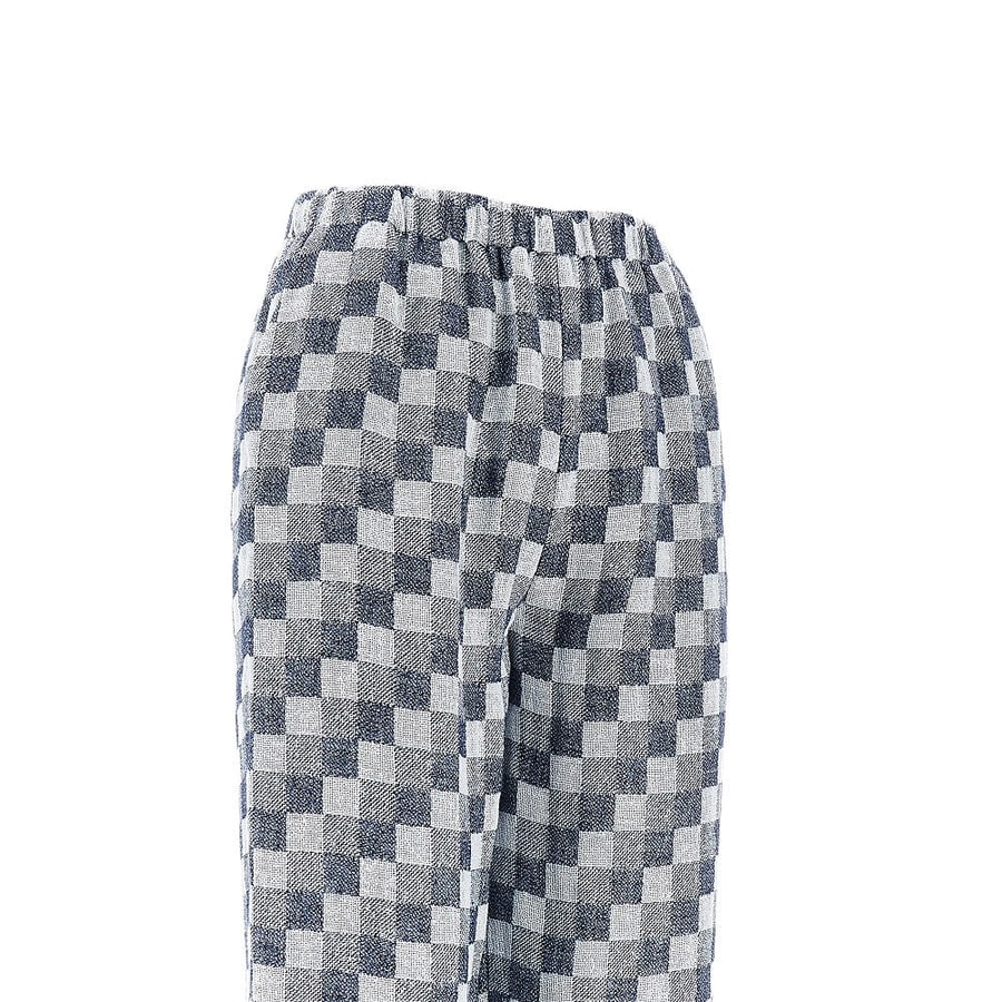 Emporio Armani Pantalone in garza di misto lino, view 2