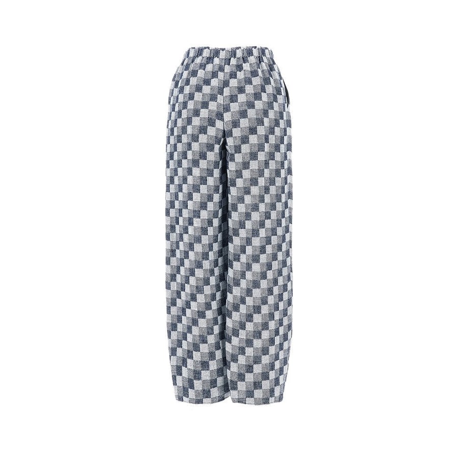 Emporio Armani Pantalone in garza di misto lino, view 3