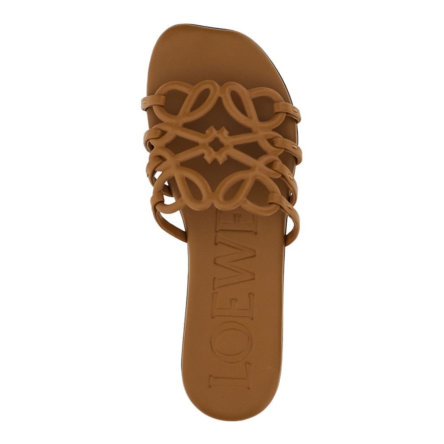 Loewe Slides 'Anagram Petal' in pelle, view 4