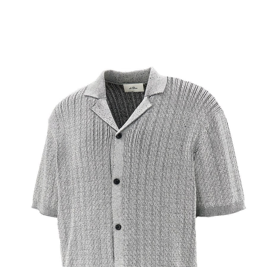 LES DEUX Camicia in maglia 'Evan', view 2