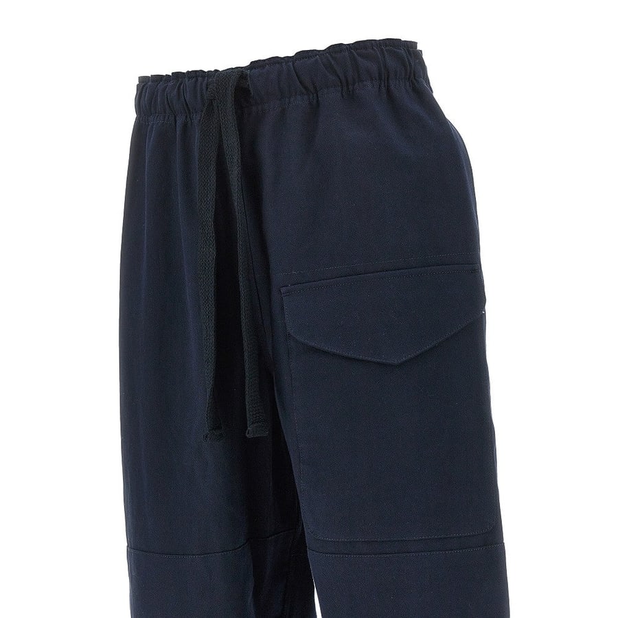 STUDIO NICHOLSON Pantalone 'Nava' in cotone, view 2