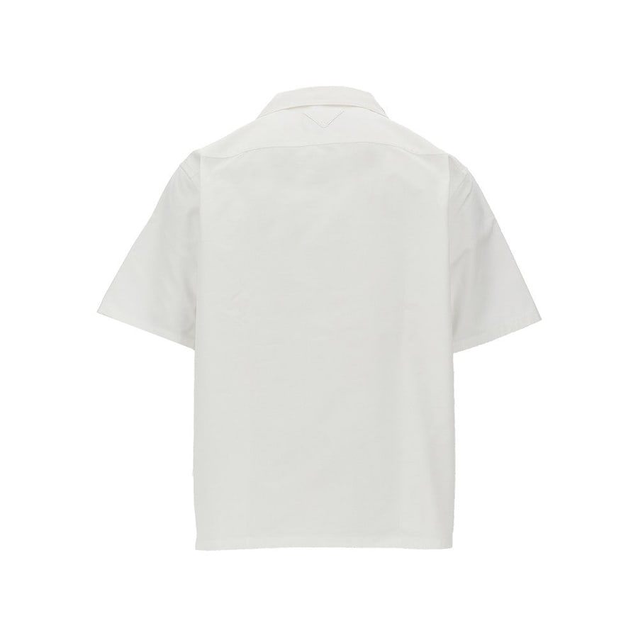 Prada Camicia bowling stampata in cotone, view 3