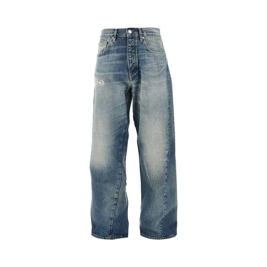 SUNFLOWER Jeans Wide Fit con cuciture incurvate