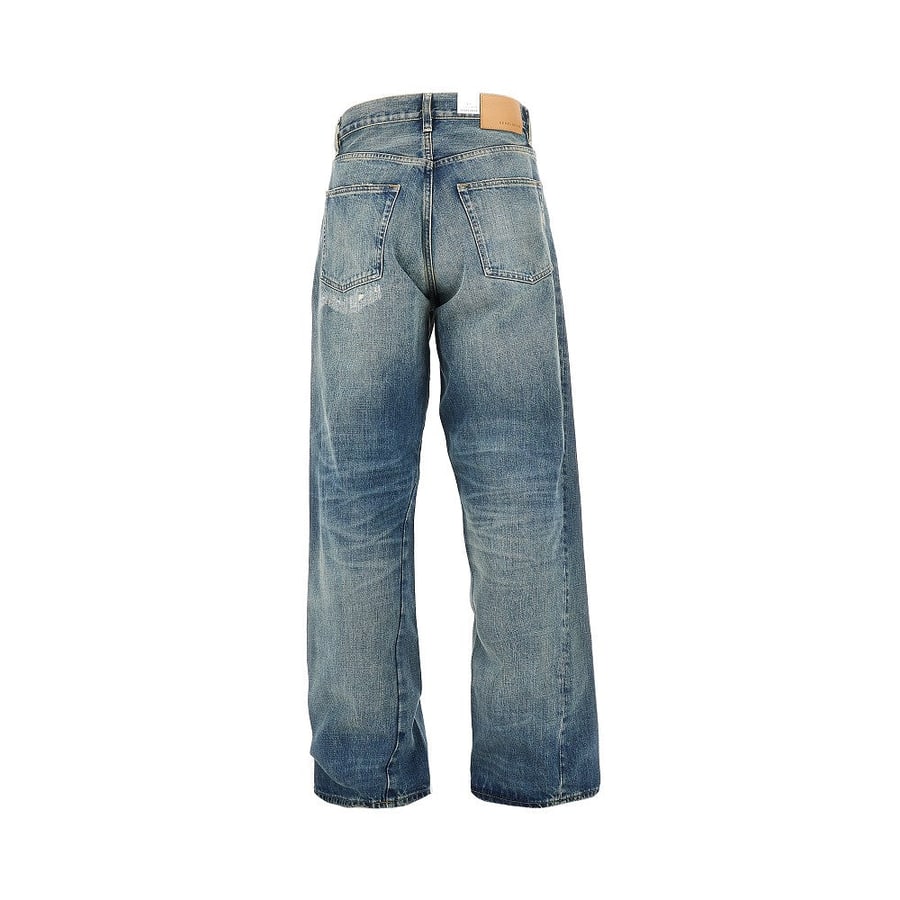 SUNFLOWER Jeans Wide Fit con cuciture incurvate, view 3