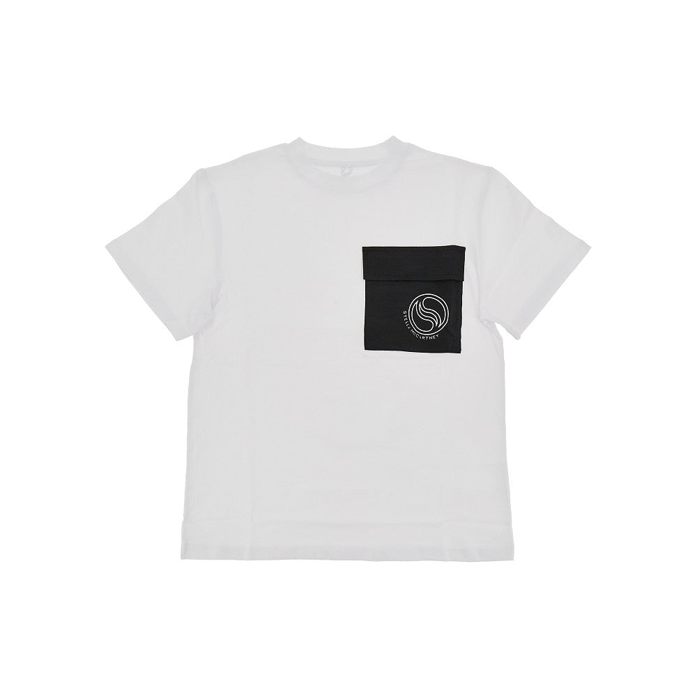 Stella McCartney T-shirt con tasca in ripstop