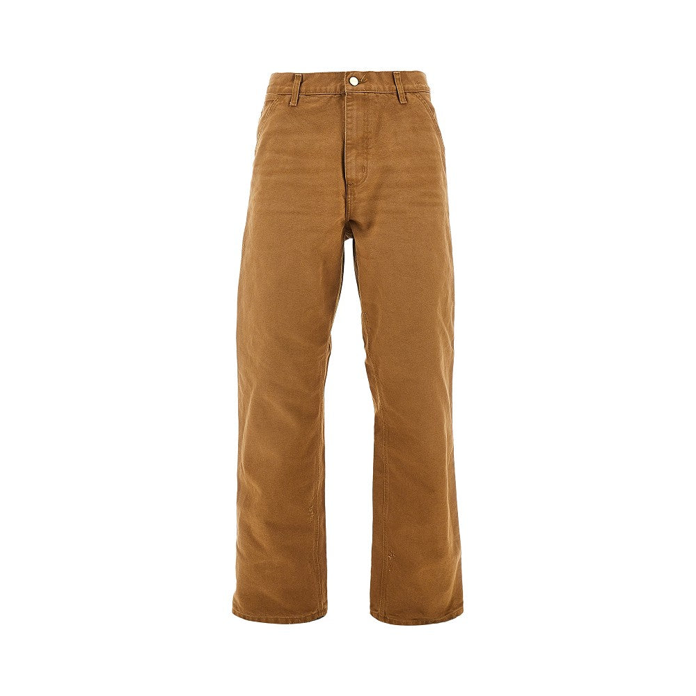 Carhartt WIP Pantalone Single Knee con effetto consumato