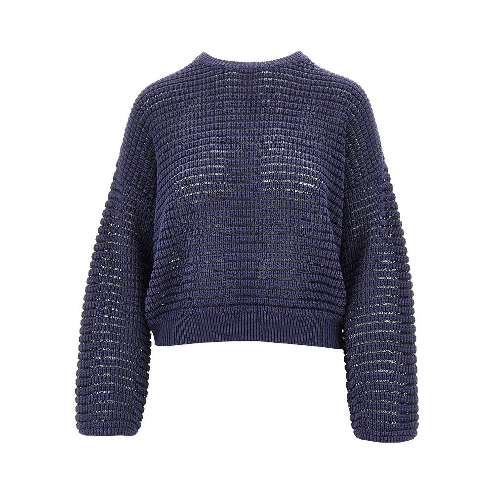 Emporio Armani Pullover in misto cachemire traforato