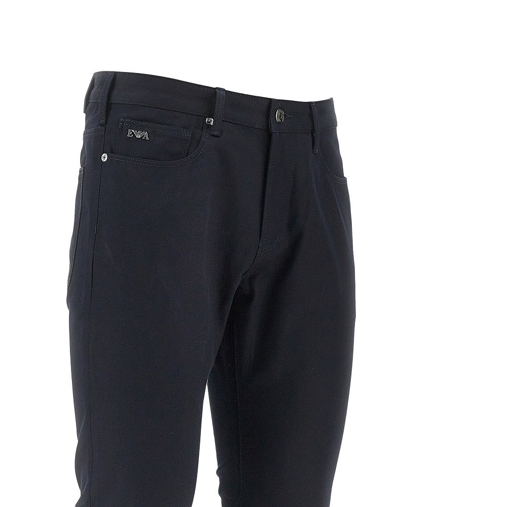 Emporio Armani Pantalone J06 in gabardine stretch, view 2