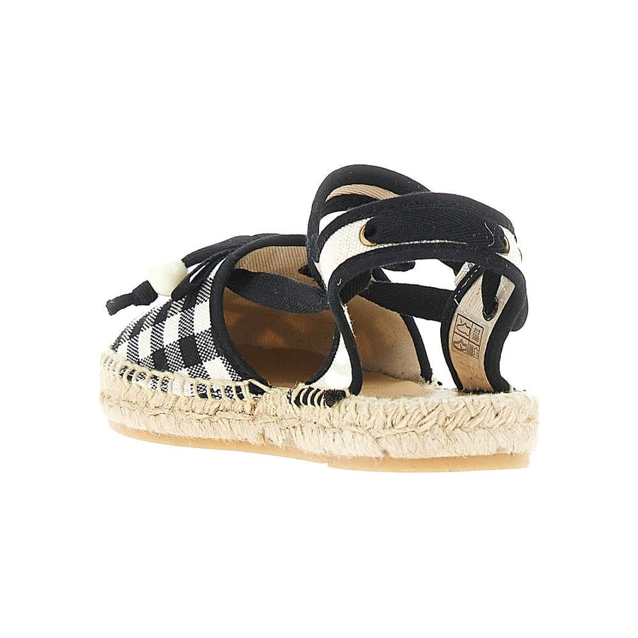 BONPOINT Espadrillas in cotone a quadretti 'Evila', view 3