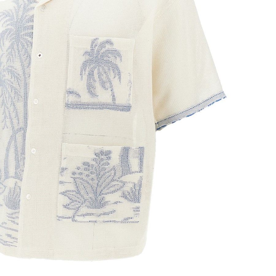 BAZISZT Camicia stampata 'Chand', view 2