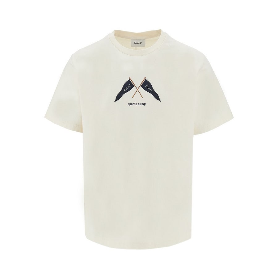 FORET T-shirt stampata 'Pennant'