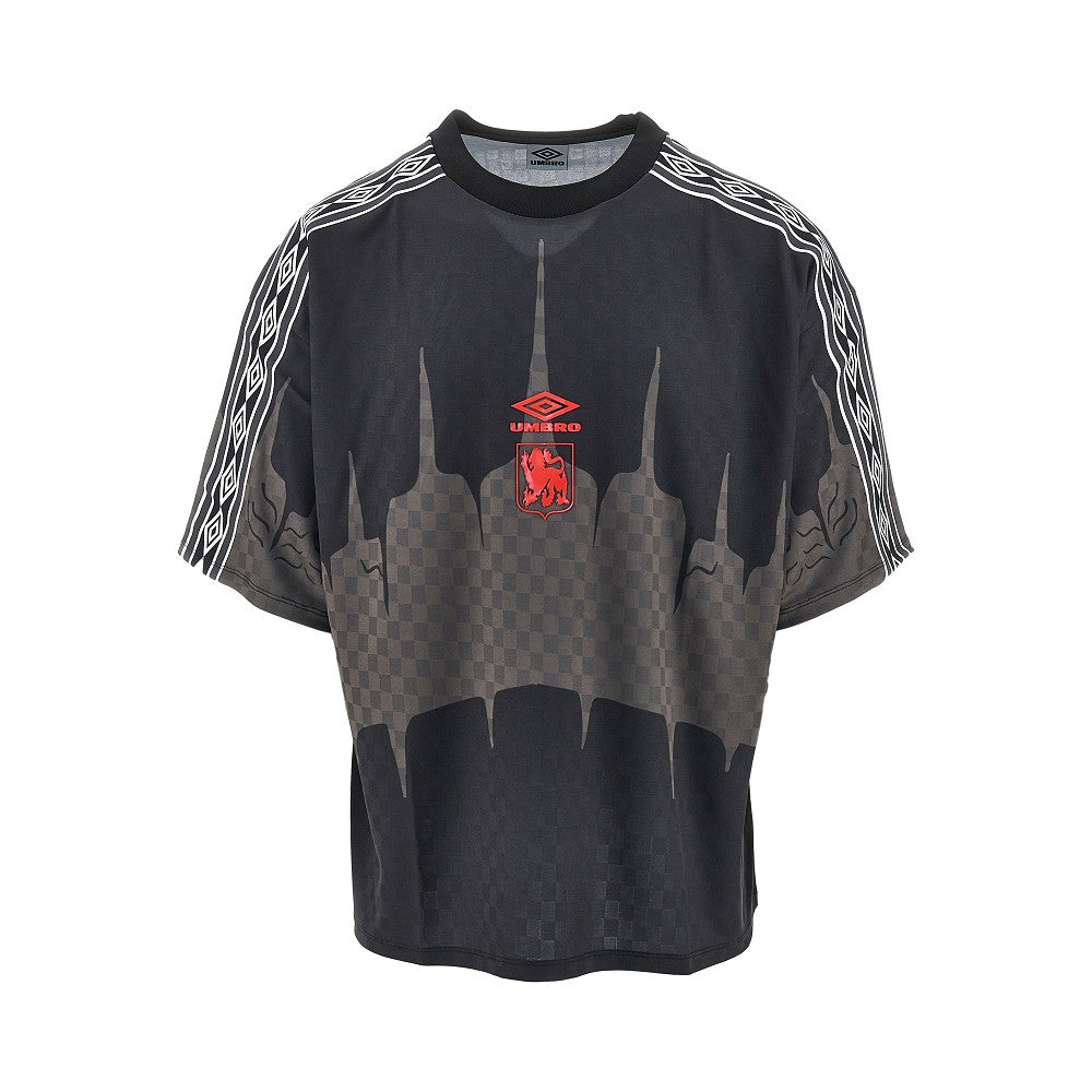 UMBRO T-shirt in ripstop tecnico con logo