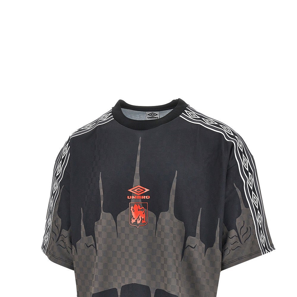 UMBRO T-shirt in ripstop tecnico con logo, view 2
