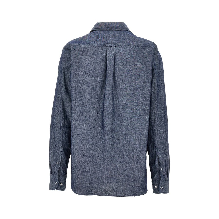 FORET Camicia in denim chambray 'Maple', view 3