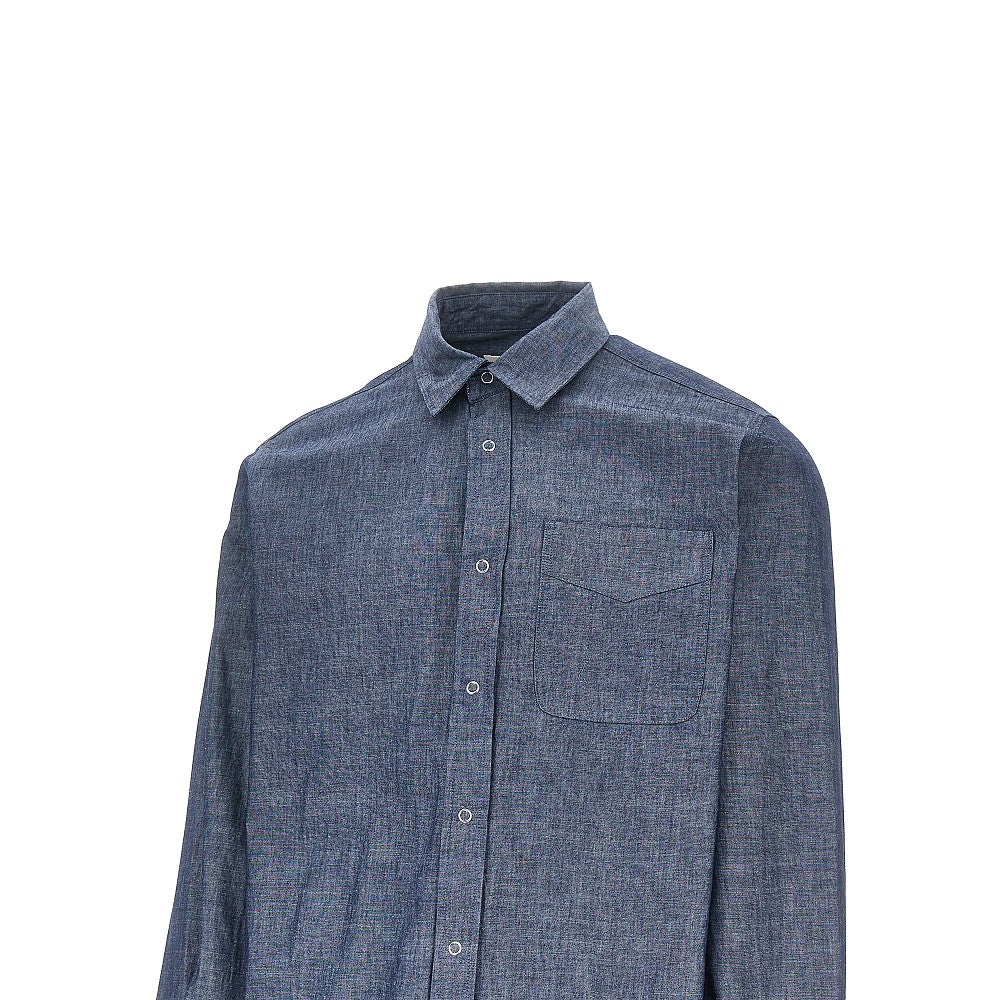 FORET Camicia in denim chambray 'Maple', view 2