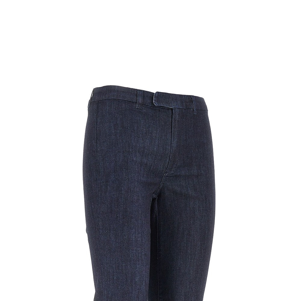 'S Max Mara Pantalone cropped in denim stretch, view 2