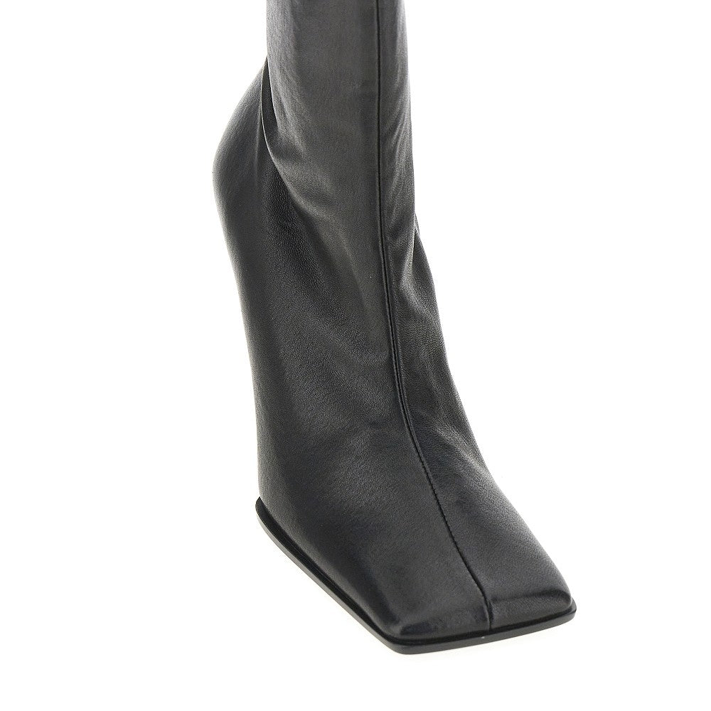 Alaïa Stivaletti Soft Square in pelle, view 2