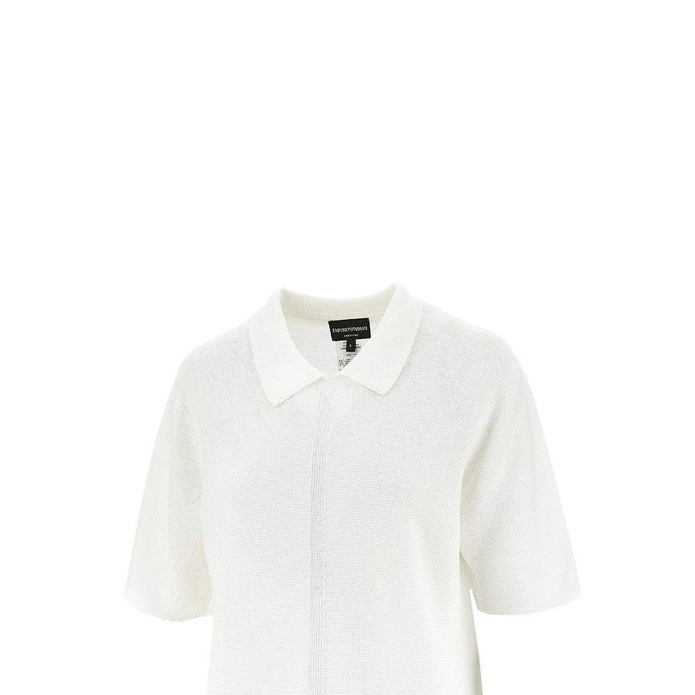 Emporio Armani Polo in maglia links, view 2