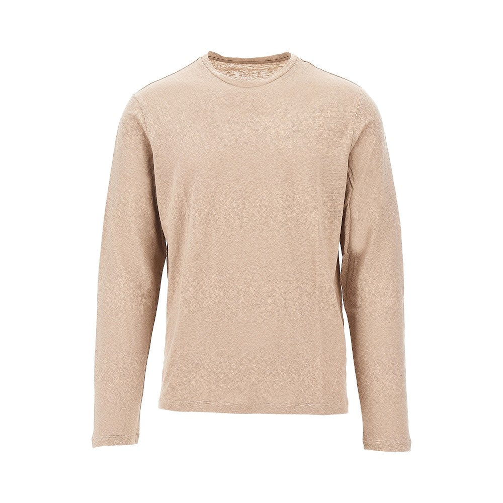 MAJESTIC FILATURES T-shirt in jersey di lino