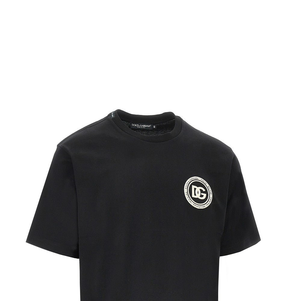 Dolce & Gabbana T-shirt con patch logo, view 2