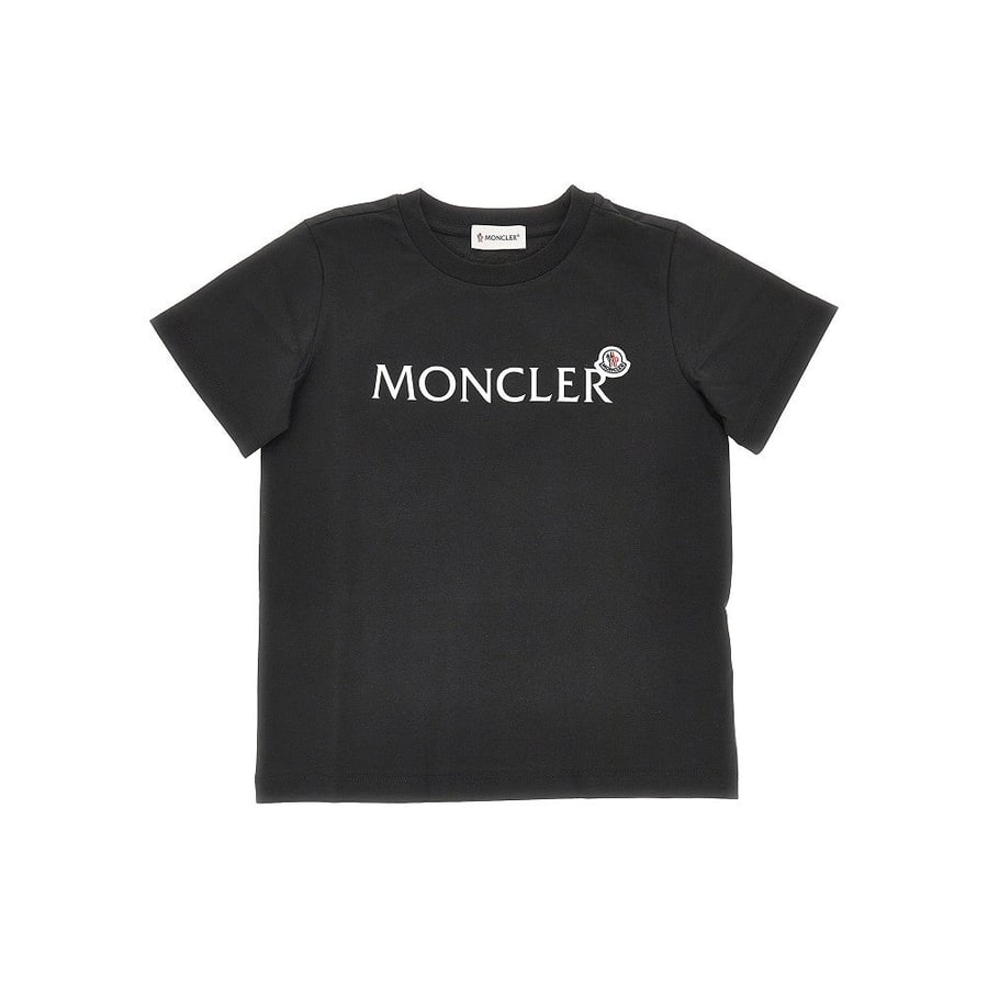 Moncler T-shirt in jersey di cotone con logo