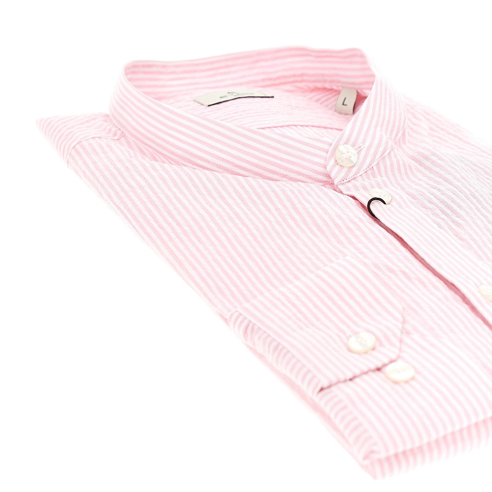 Etro Camicia in cotone con motivo a righe, view 2