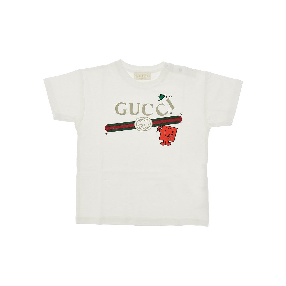Gucci T-shirt con stampa logo grafica