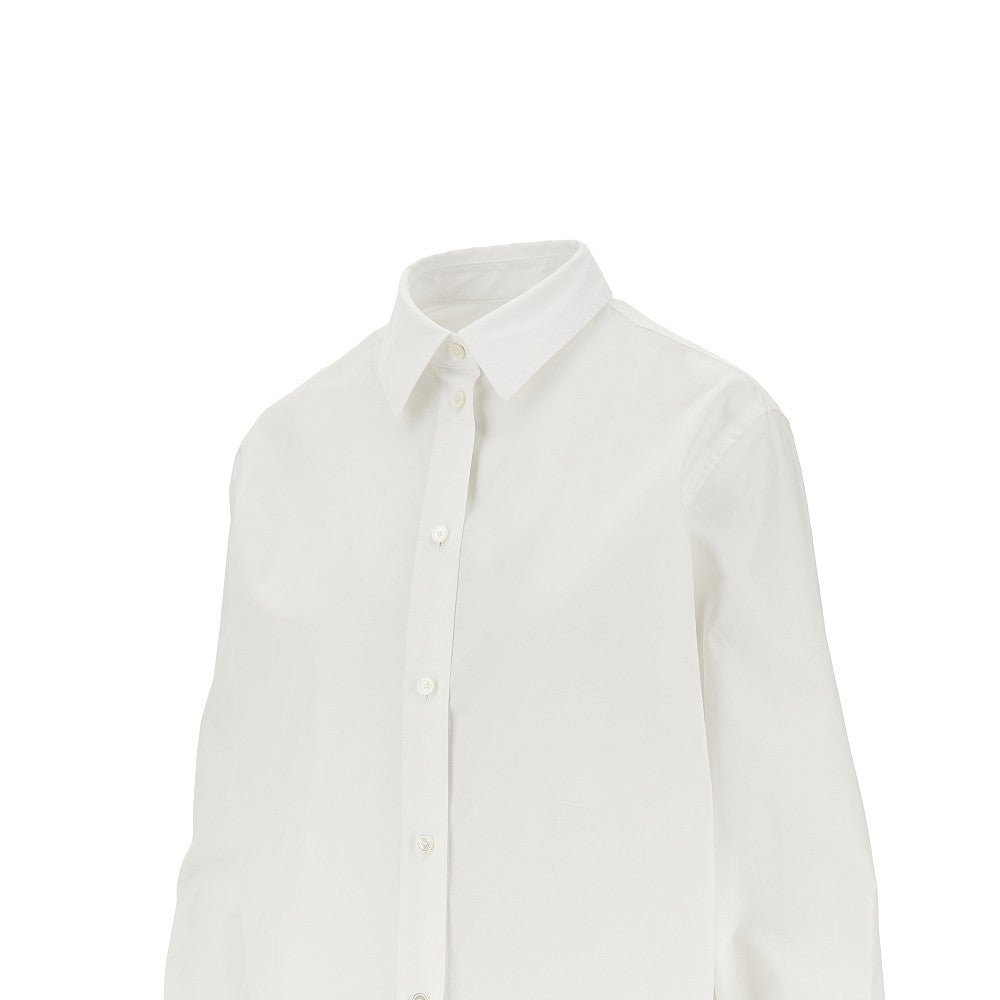 Burberry Camicia in popeline con ricamo EKD, view 2