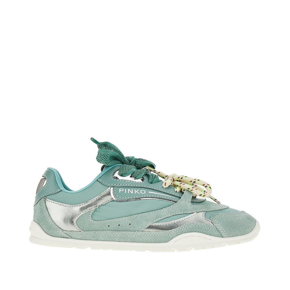 Pinko Sneakers in pelle scamosciata e nylon