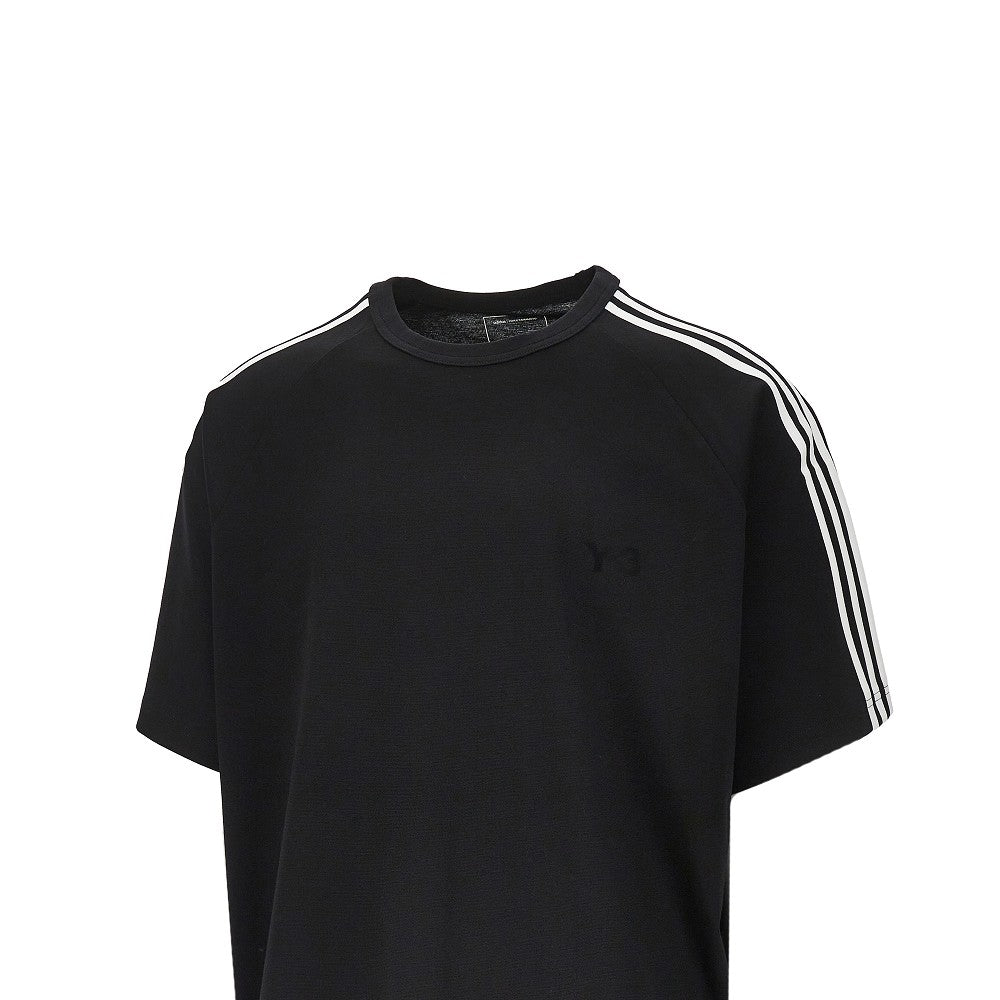 Y-3 T-shirt in jersey di misto lana, view 2