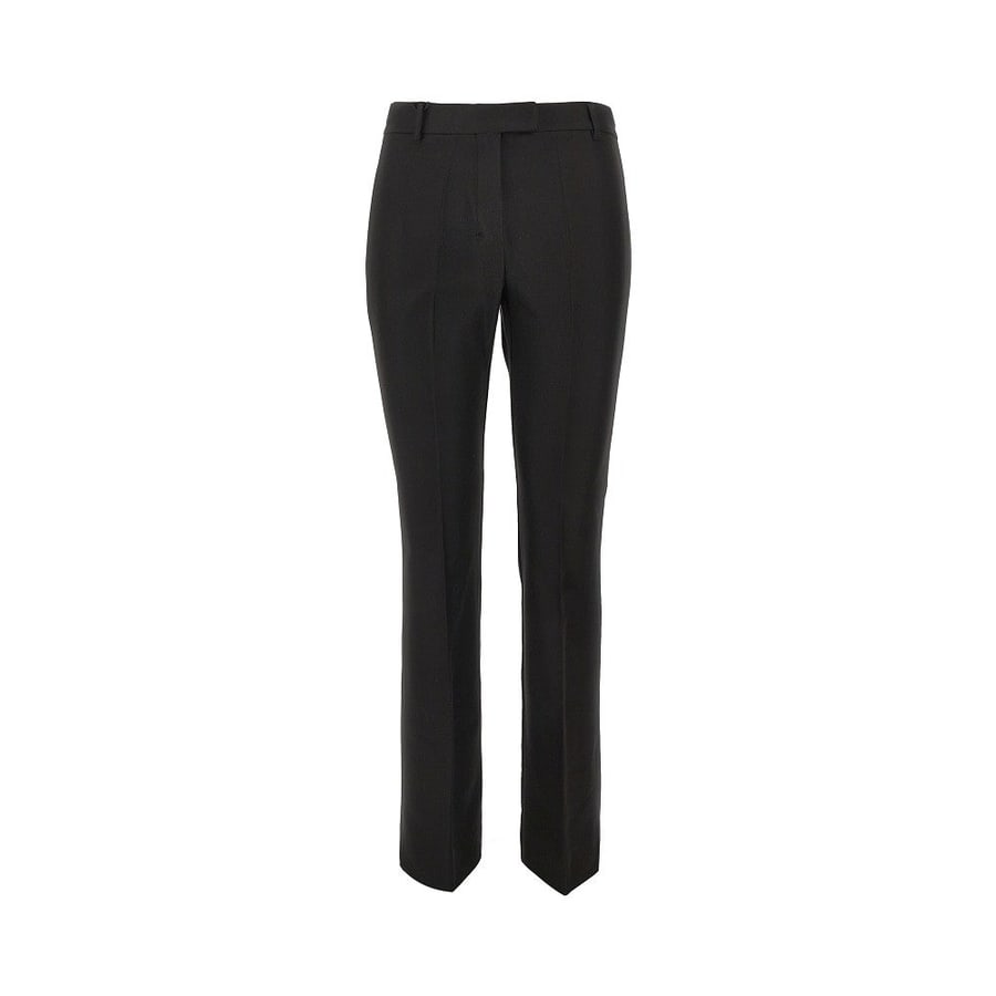 'S Max Mara Pantalone cropped in cotone e viscosa