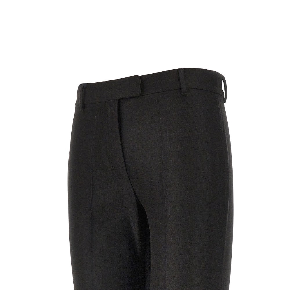 'S Max Mara Pantalone cropped in cotone e viscosa, view 2