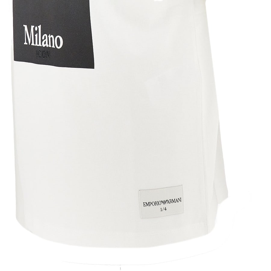 Emporio Armani T-shirt con stampa fotografica ICON, view 2