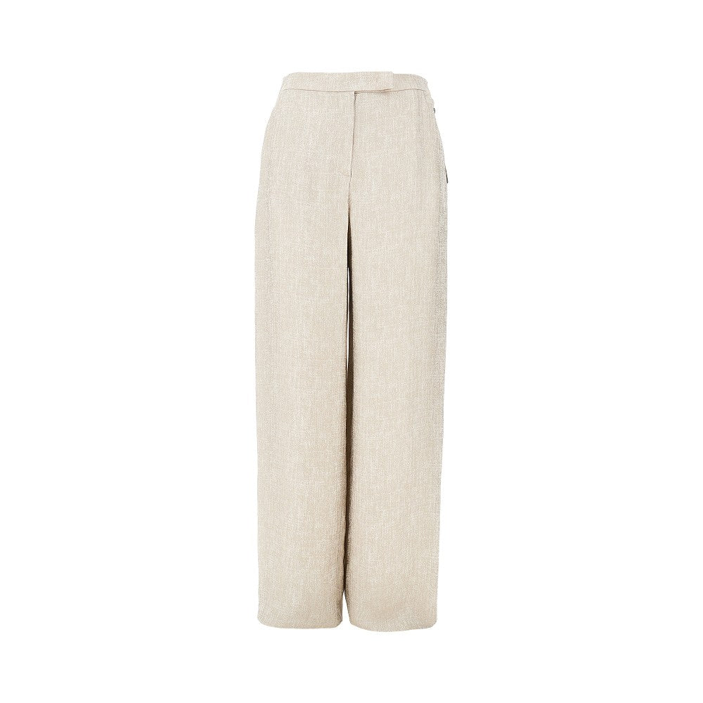 Emporio Armani Pantalone in viscosa lamé ICON